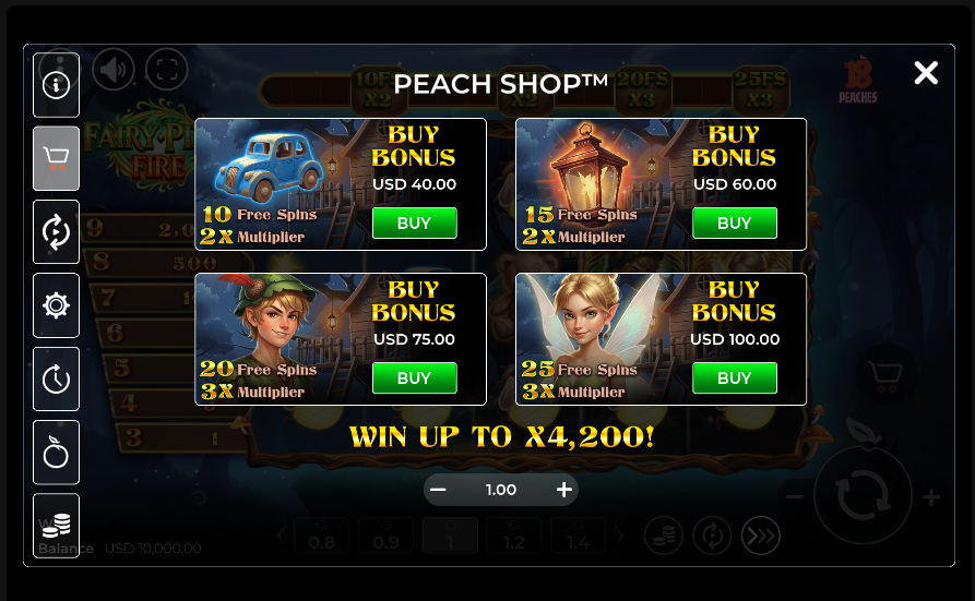 Fairy Pixie Fire Buy Feature